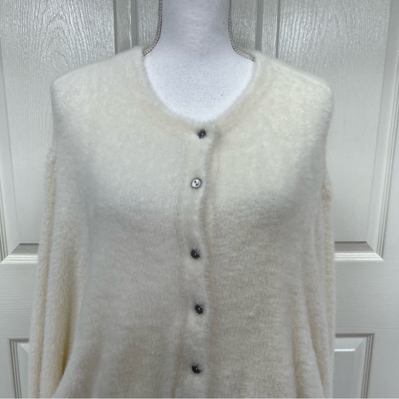 Free People FP One Wyatt Fuzzy Batwing Cardigan Sweater - Picture 6 of 16